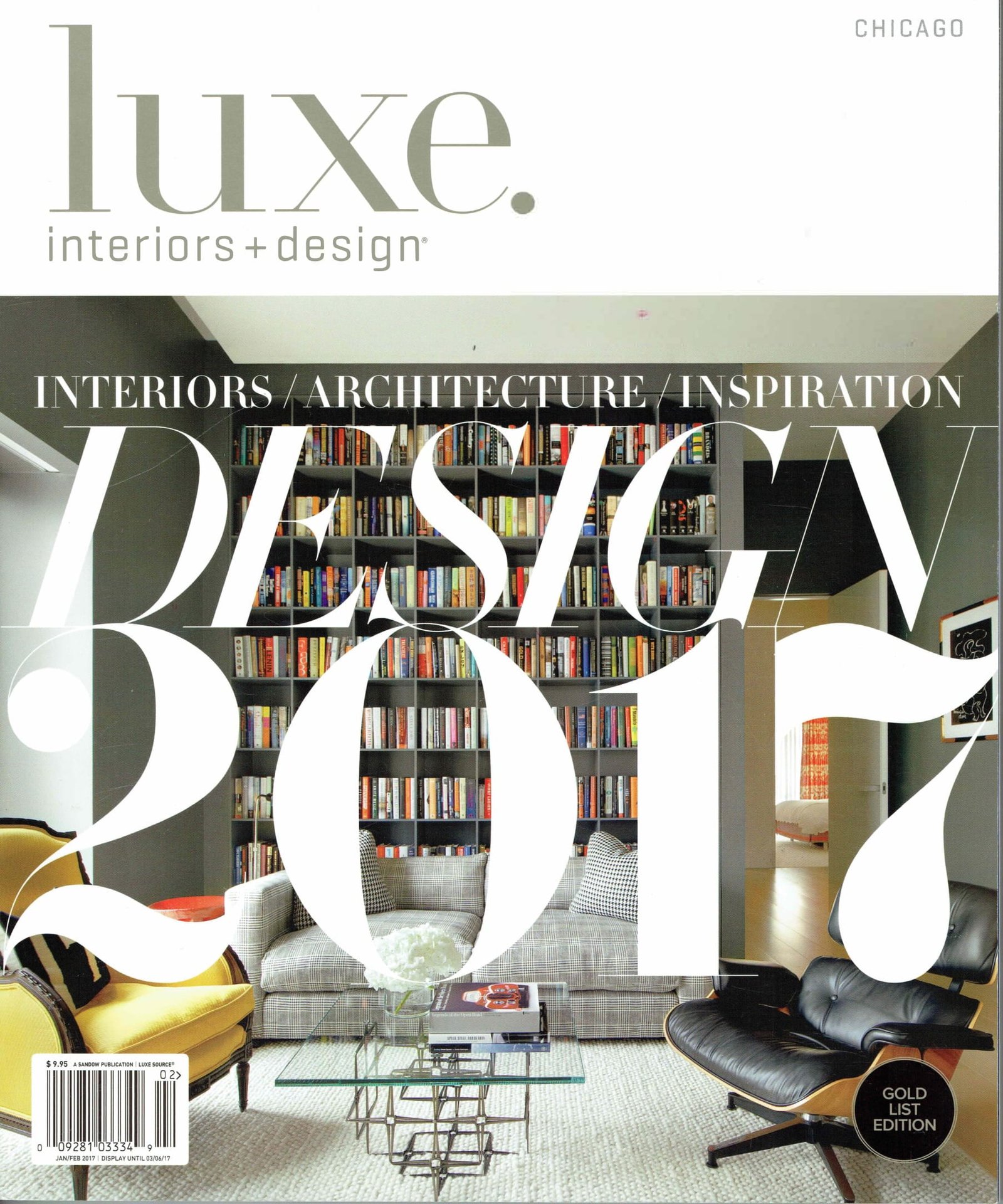 Luxe Chicago Jan Feb Cover, Magazine cover