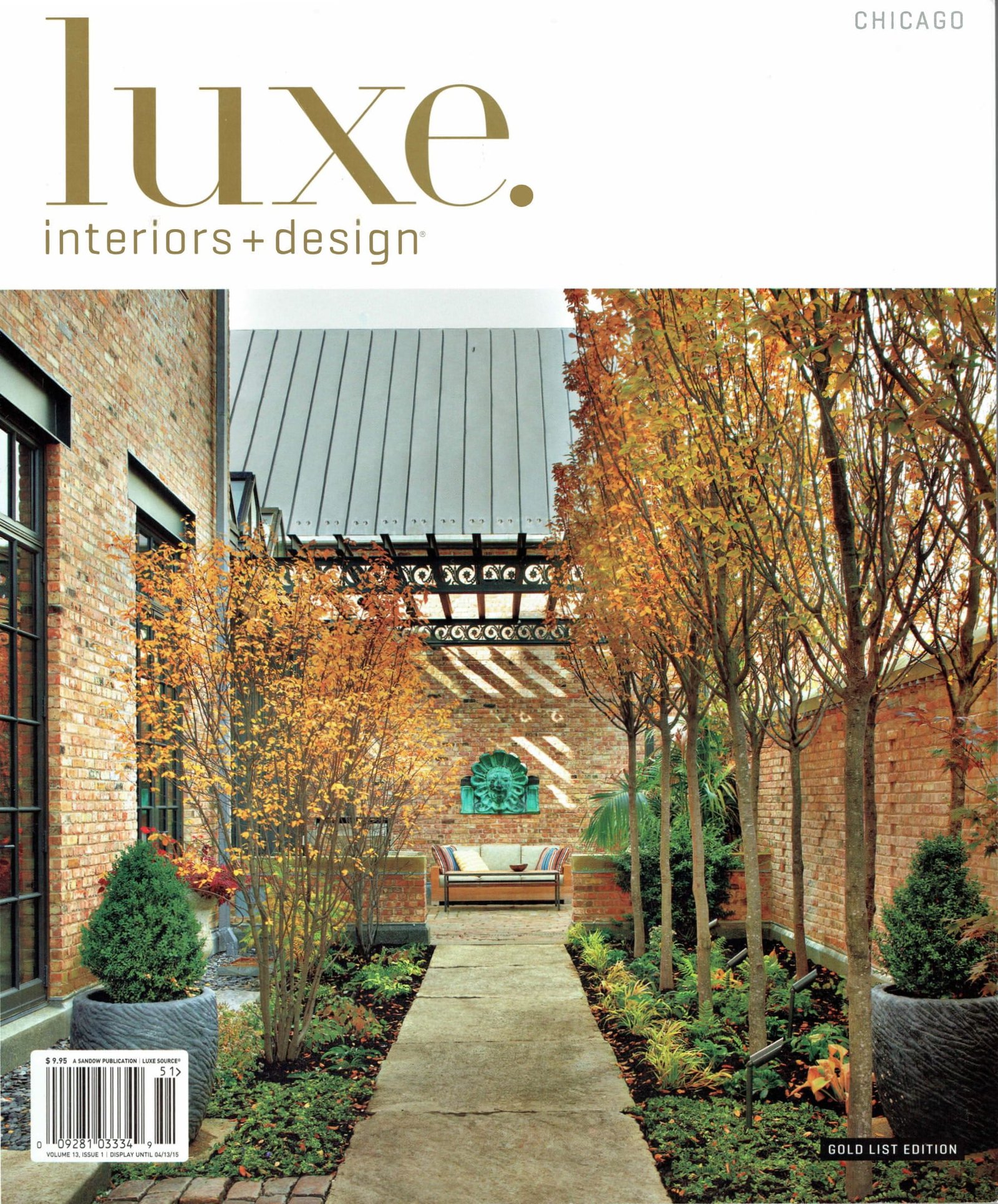 Luxe Chicago Winter Cover, Magazine cover