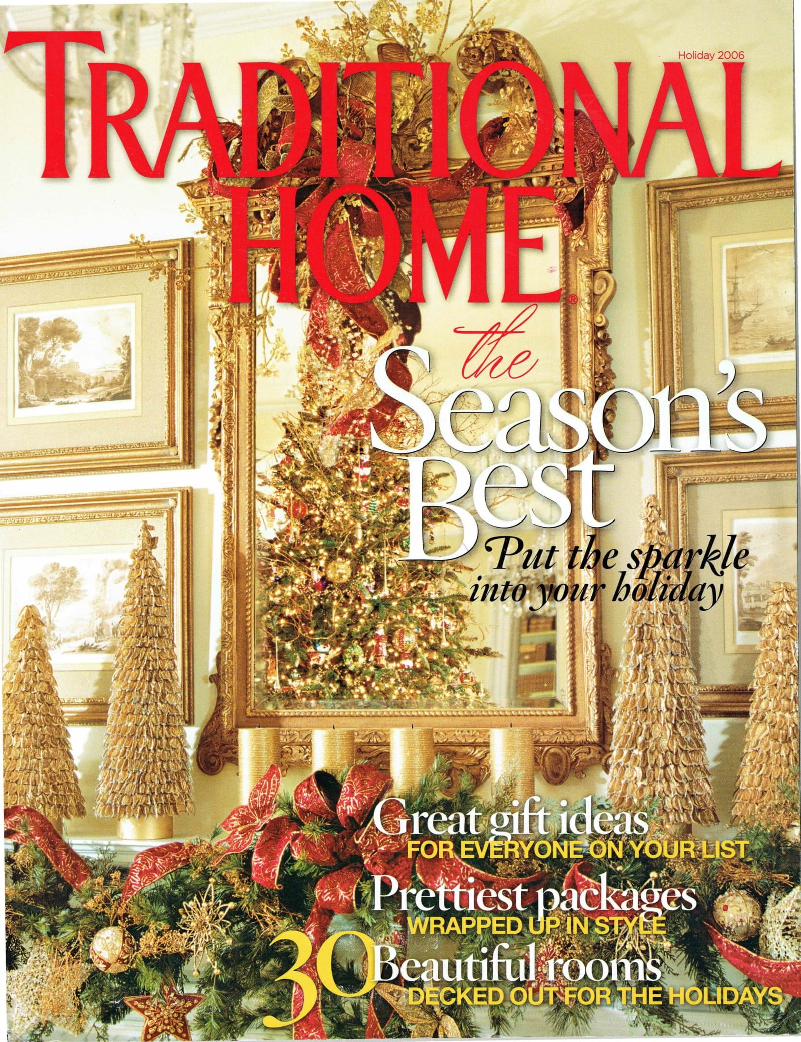 Traditional Home Holiday Cover, Magazine cover
